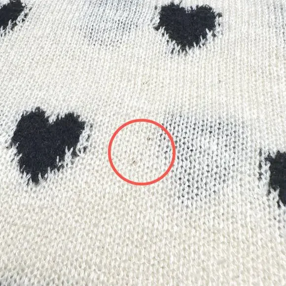 Moth Anthropologie | Women | Alpaca Wool Blend Heart Open Knit Cardigan | Medium - Picture 10 of 11